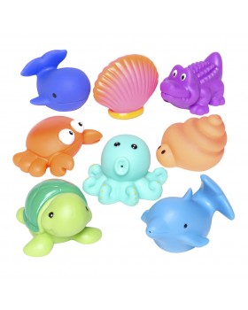 Party Squirties - Sea Baby Bath Toys - Elegant Baby