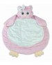 Lil' Hoots Pink & Green Owl Belly Blanket - Bearington